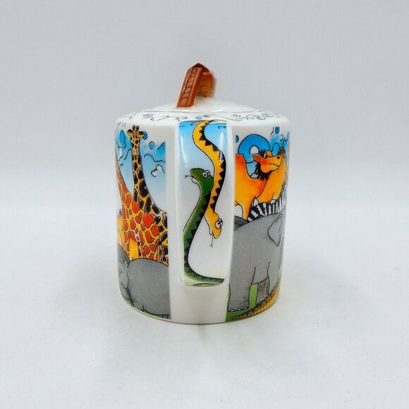 Paul Cardew Noah’s Ark Ceramic Teapot 2008 Animal Design Multicolor W/Box - Picture 4 of 11